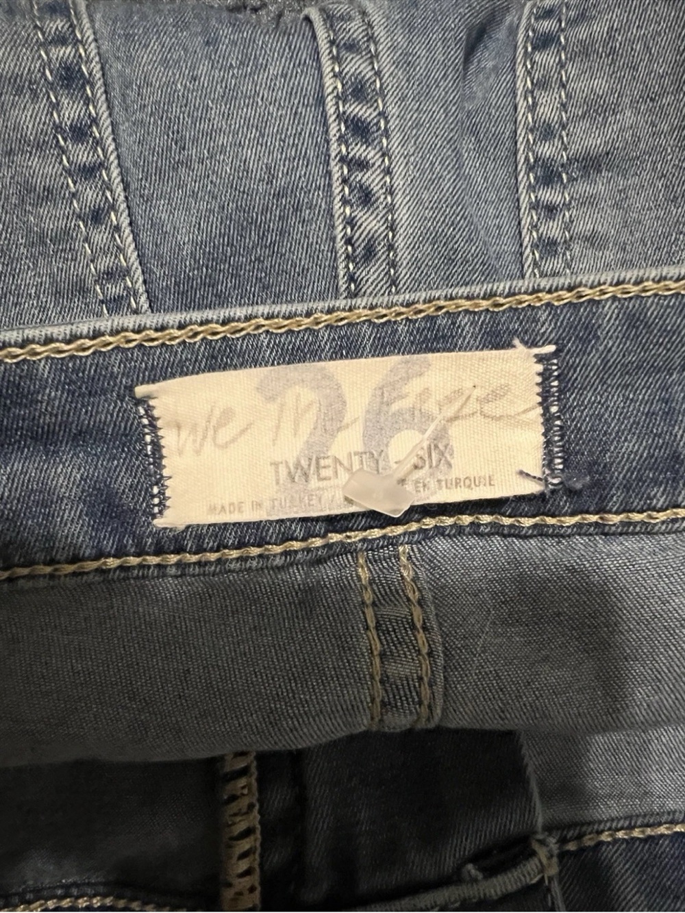 Free People Just Float On Flare High Rise Super Flare Jeans 26 Bell Bottom   F - Picture 5 of 9